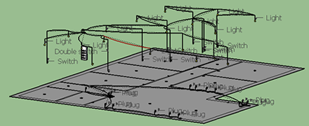 Oob electrical plugin for SketchUp